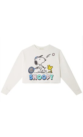 Snoopy sweatshirt - Women's Just in | Stradivarius United States