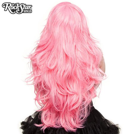 RockStar Wigs® Hologram 32" - Bubble Gum Pink (Deep Pink Mix) -00612 – Dolluxe®