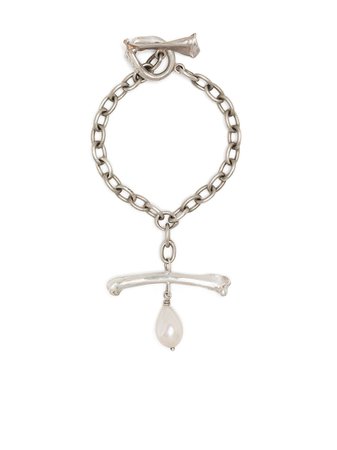 Claire English Nassau Pearl Pendant Bracelet - Farfetch