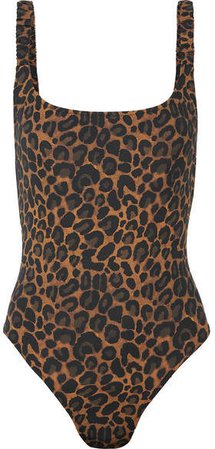 Fisch - Select Leopard-print Swimsuit - Leopard print