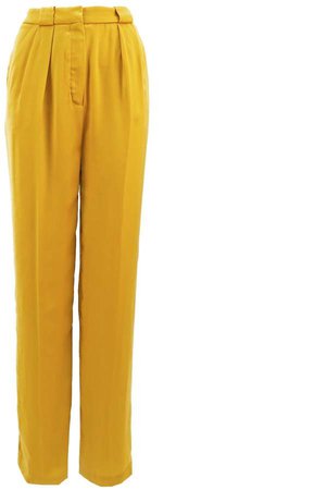 JULIANA HERC - High Waisted & Flared Yellow Pants