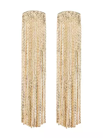 Shop Anissa Kermiche Fil d'or gold vermeil earrings with Express Delivery - FARFETCH