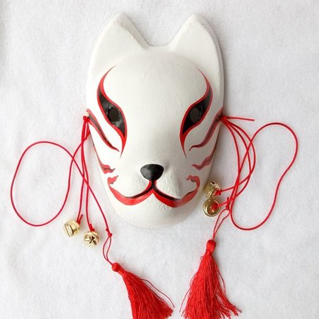 Full Face Hand Painted Naruto Hatake Kakashi Anbu Red Japanese Kitsune Cosplay Fox Masks Halloween Cartoon Character Costumes-in Boys Costume Accessories from Novelty & Special Use on Aliexpress.com | Alibaba Group