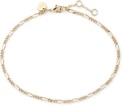 Brook And York Lennon Figaro Chain Anklet