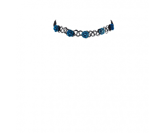 Set includes Classic Floral Tattoo Choker - Necklaces