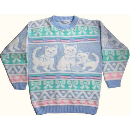 pastel ugly christmas sweater