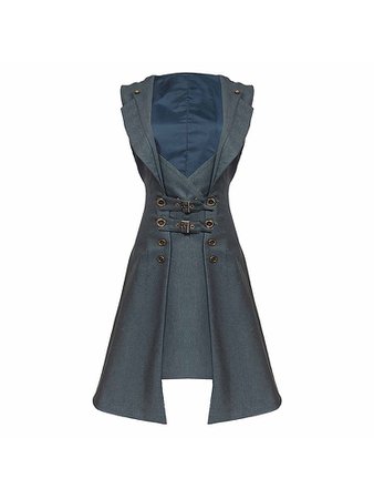 Vintage Sleeveless A-line Dress