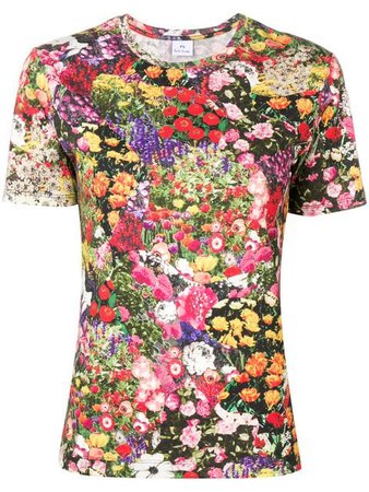 Paul Smith Floral Print T-shirt