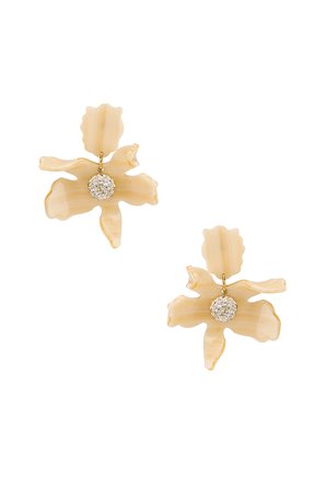 Small Crystal Lily Earring