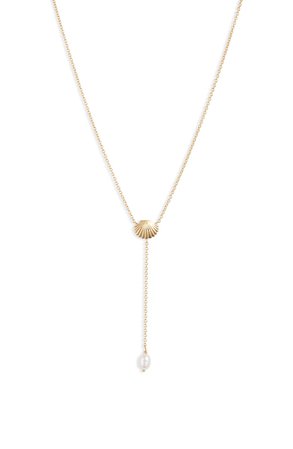 gorjana Seashell Y-Necklace | Nordstrom