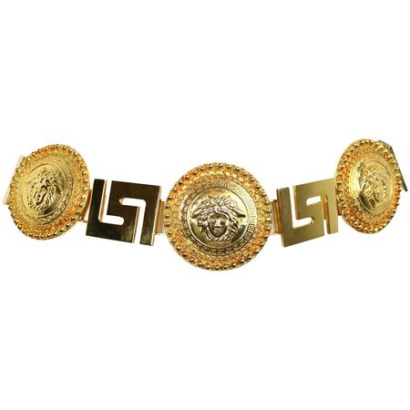 Gianni Versace Medusa Gold Chain Belt $3,558