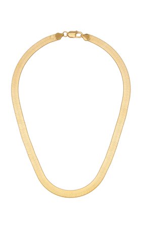 14k Gold-Filled Large Herringbone Necklace By Wolf Circus | Moda Operandi