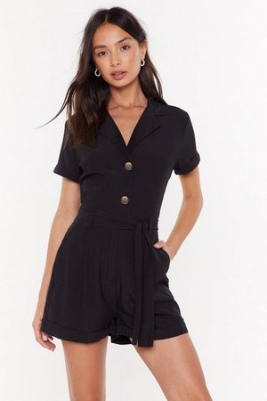 Belted Utility Romper | Shop Clothes at Nasty Gal!