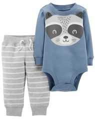 Baby Boy 2-Piece Quilted Heather Top & Pant Set | Carters.com