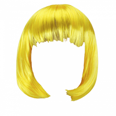Wig Yellow Bob | PNGlib – Free PNG Library
