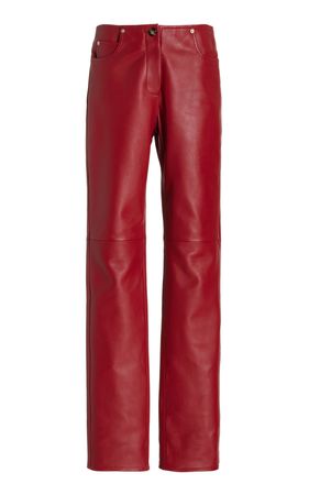 Nappa Leather Straight-Leg Pants By Proenza Schouler | Moda Operandi