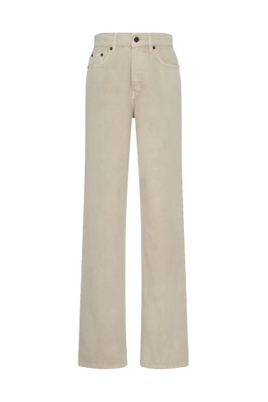 The Row - Carlton Jeans in Cotton Ecru