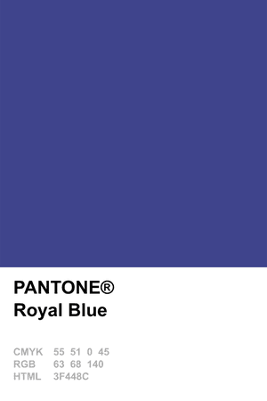 pantone royal blue