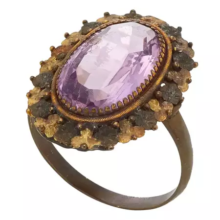 Victorian Amethyst Ring For Sale at 1stDibs | victorian vintage amethyst ring, edwardian amethyst ring