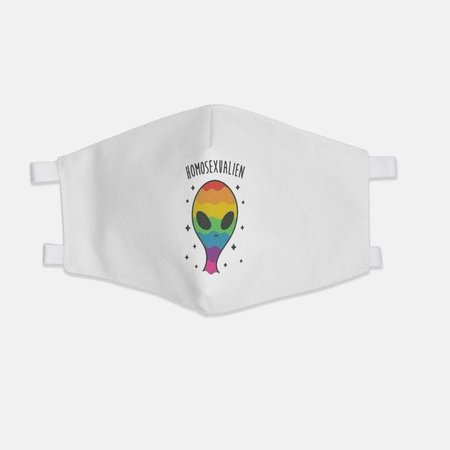 Homosexualien LGBT Pride Fabric Face Mask | Etsy
