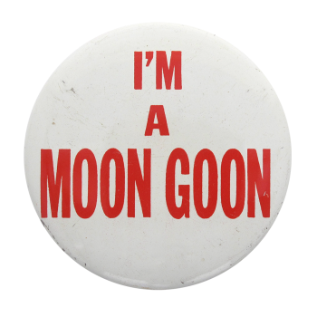 50s pin Moon Goon | Busy Beaver Button Museum