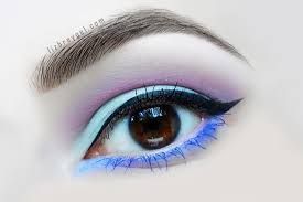 pastel blue goth makeup - Google Search