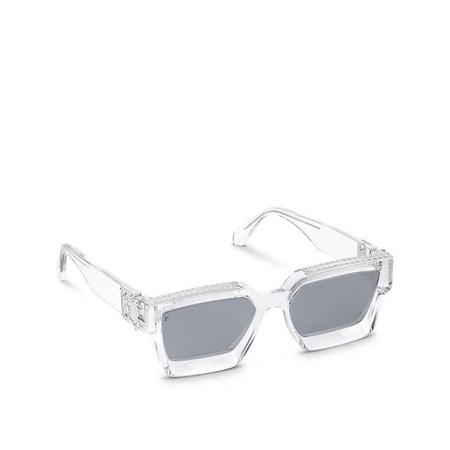 Louis Vuttion Clear Sliver Sunglasses
