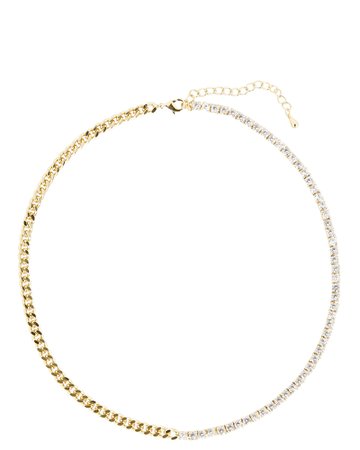 Jordan Road Jewelry Olivia Chain-Link Tennis Necklace | INTERMIX®