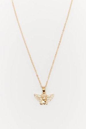 Just Like Heaven Cherub Charm Necklace | Shop Clothes at Nasty Gal!