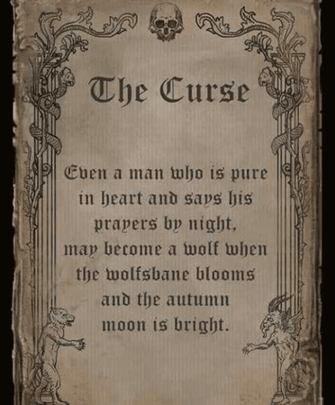 Werewolf curse