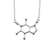 caffeine science necklace - Google Search