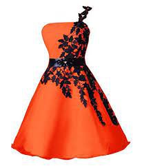 orange and black lace dress - Google Search