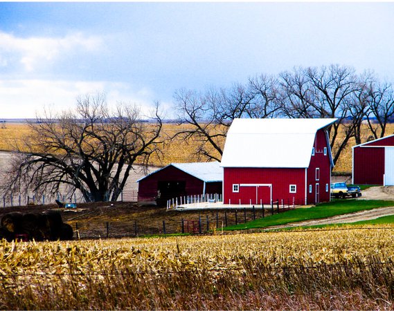 Nebraska Red Barn