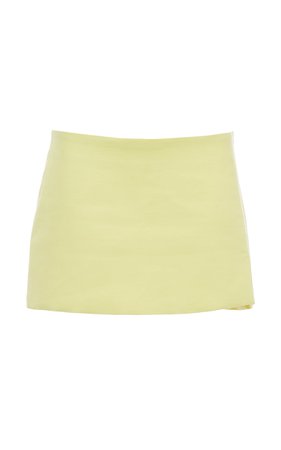 Cotton-Blend Mini Skirt by Attico | Moda Operandi