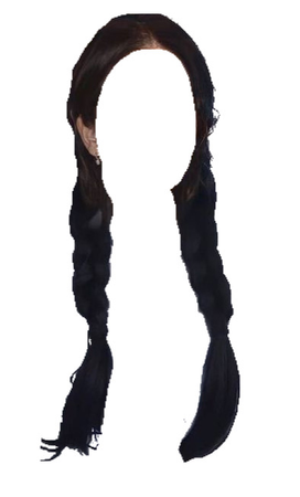 braided pigtails kpop hair edit