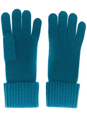 N.peal Ribbed Cashmere Gloves