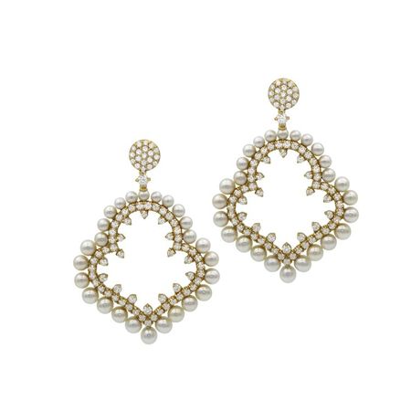 Sabbia Fine Jewelry - Pearl Chandelier Earrings