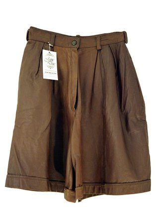 Brown Leather Shorts – Jane Doe Vintage Shop