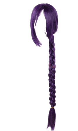 long braid (purple)
