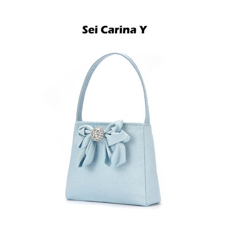 Sei Carina Y flower butterfly drill buckle hand bag 2022 new handbag niche design wild bag women