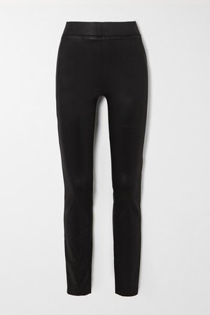 L'Agence | Rochelle coated high-rise skinny jeans | NET-A-PORTER.COM