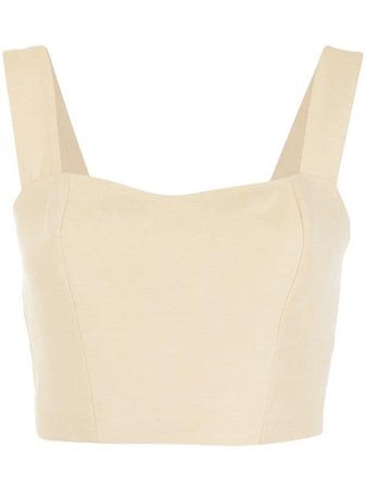 Neriage sweetheart-neck Cropped Top - Farfetch