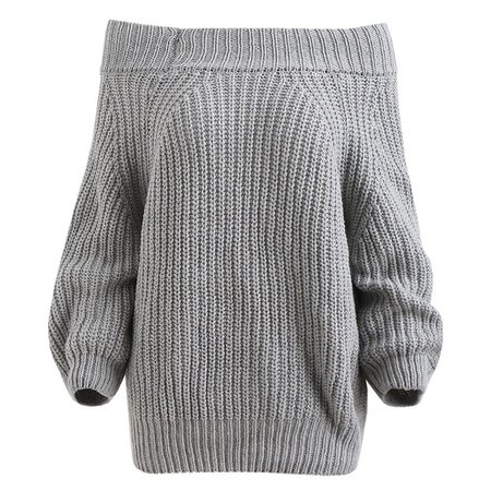 Wipalo Slash Neck Off The Shoulder Chunky Sweater Warm Winter Autumn Women Sweaters Knitwear Loose Long Sleeve Knit Jumper|Pullovers| - AliExpress