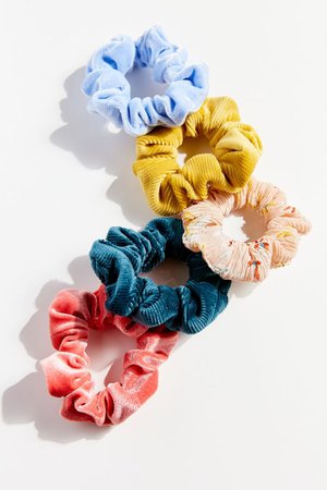 Velvet Assorted Scrunchie Set | Urban Outfitters