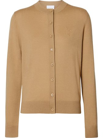 Burberry monogram motif cardigan $620 - Shop AW19 Online - Fast Delivery, Price