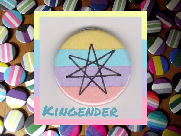 Kingender Pride 1 Button Badge - Etsy | CowboyYeehaww