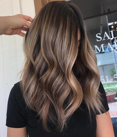 two-tone hair with light layers