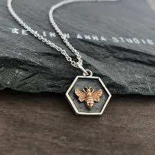 bee necklace - Google Search