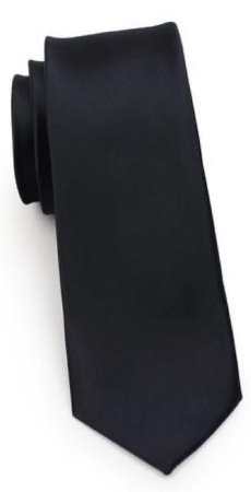 black dress tie