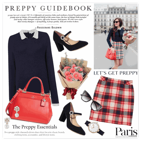 Preppy in Paris Outfit | ShopLook